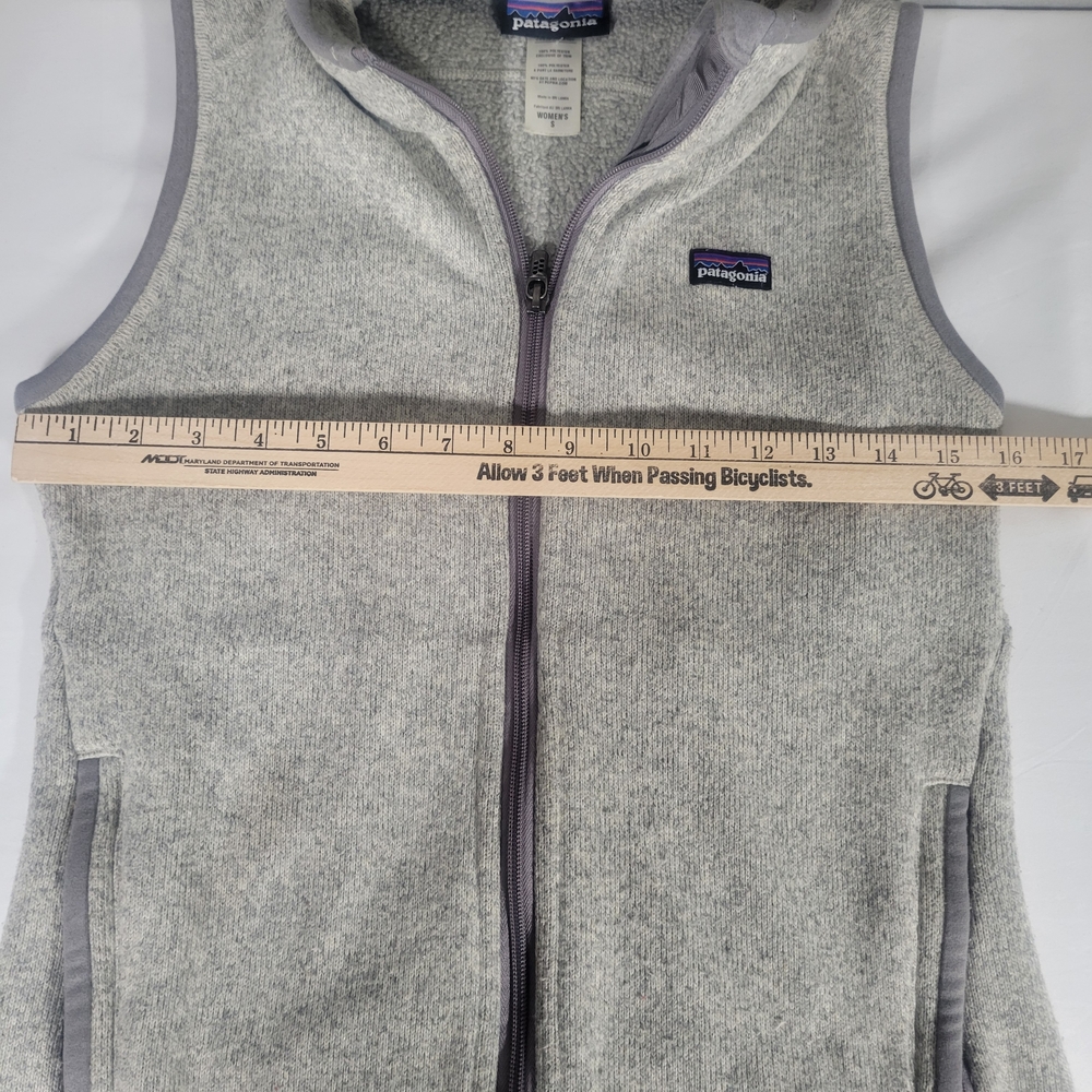 Patagonia Women's Heather Gray Better Sweater Fleece Vest - Picture 4 of 6